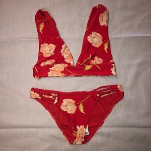 Billabong Floral Bikini Swimsuit